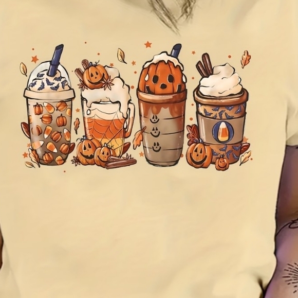 Halloween DTF transfer sheet coffee cups. Transfer sheet only. - Picture 2 of 2